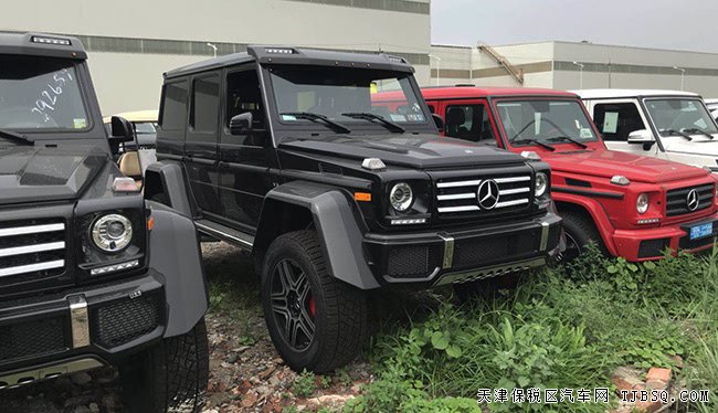 18款奔驰G550 4x4美规版 22轮/金属漆/Designo现车347万