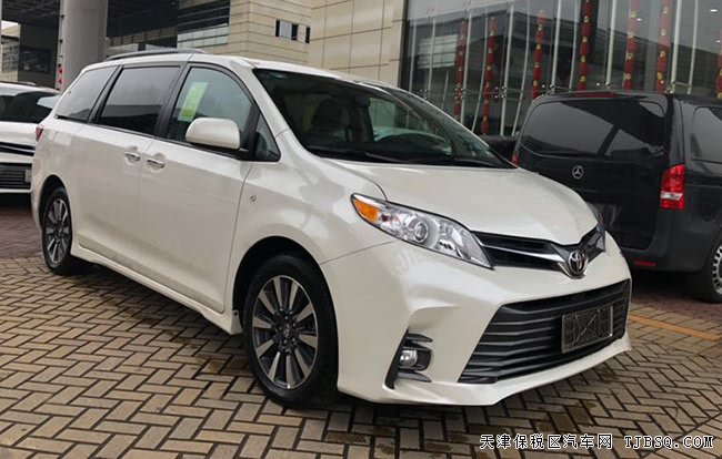 2019款丰田塞纳3.5L两驱XLE版 18轮/7座/天窗现车46.5万